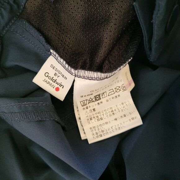 Goldwin Direction Tapered Stretch Pants Men Size 5 34x30 Navy Blue Japan GM74155 - Picture 4 of 10